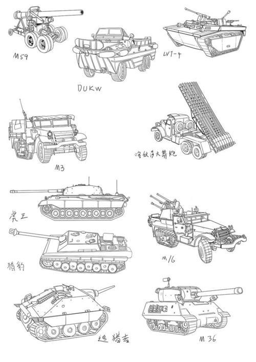 軍事武器圖片大全與簡(jiǎn)筆畫，探索軍事領(lǐng)域的魅力藝術(shù)，軍事武器與簡(jiǎn)筆畫探索，軍事領(lǐng)域的魅力藝術(shù)大全