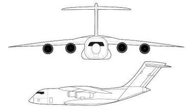 安-225運輸機怎么畫，詳細繪畫教程，安-225運輸機繪畫教程，步驟詳解