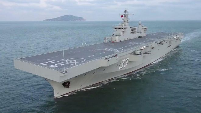 揭秘中國海軍新寵，075型二號艦，揭秘中國海軍新寵，075型二號艦亮相揭秘