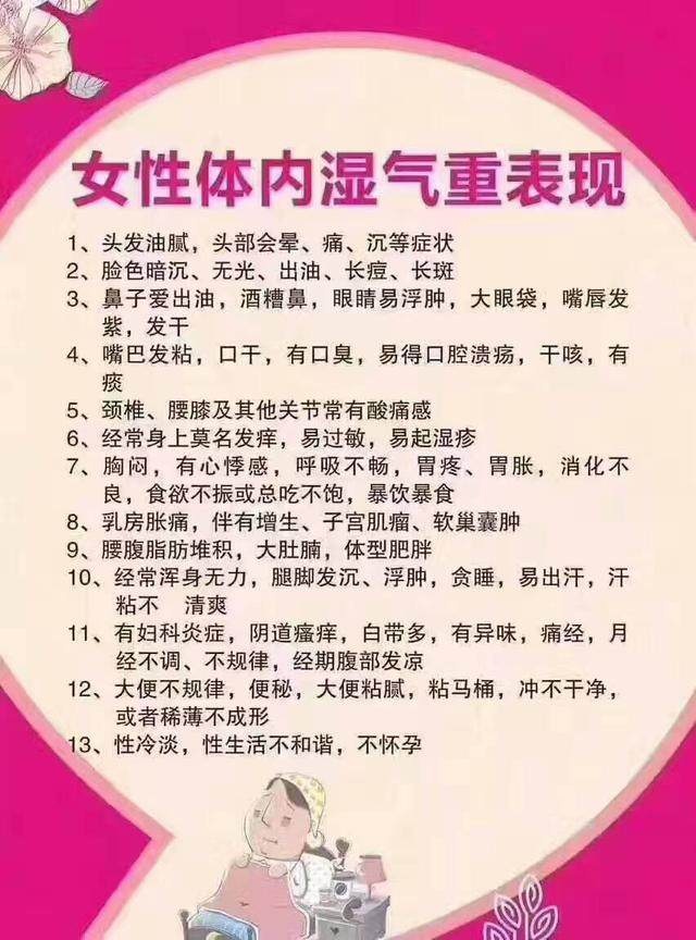女性濕氣太重的表現(xiàn)及其影響，女性濕氣重的表現(xiàn)與影響概述