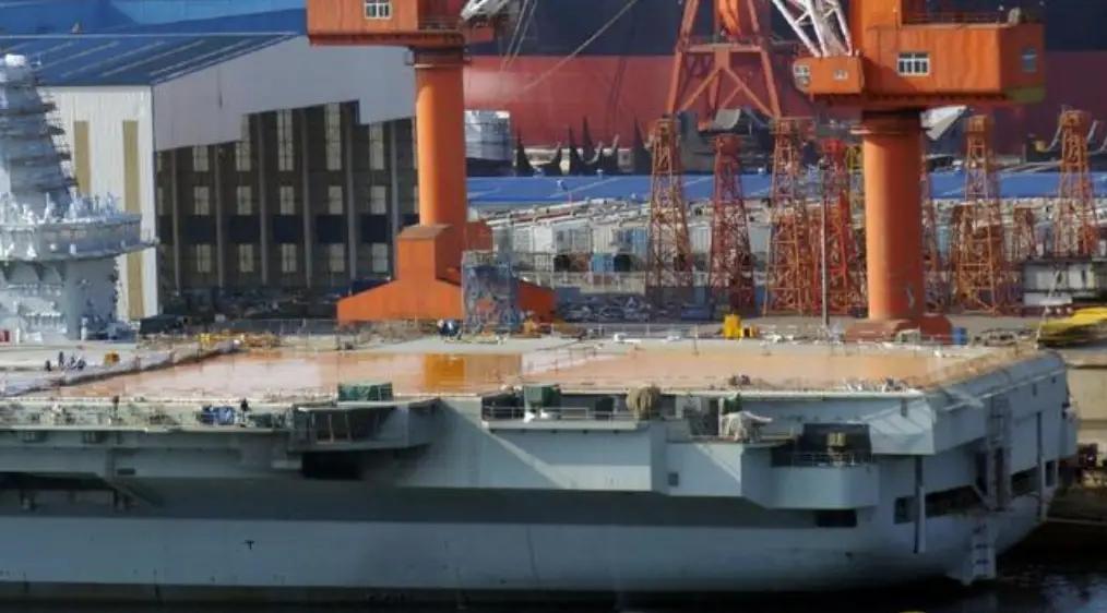 中國(guó)海軍新里程碑，003航母十月下水儀式隆重舉行，中國(guó)海軍新里程碑，003航母十月下水儀式盛大舉行