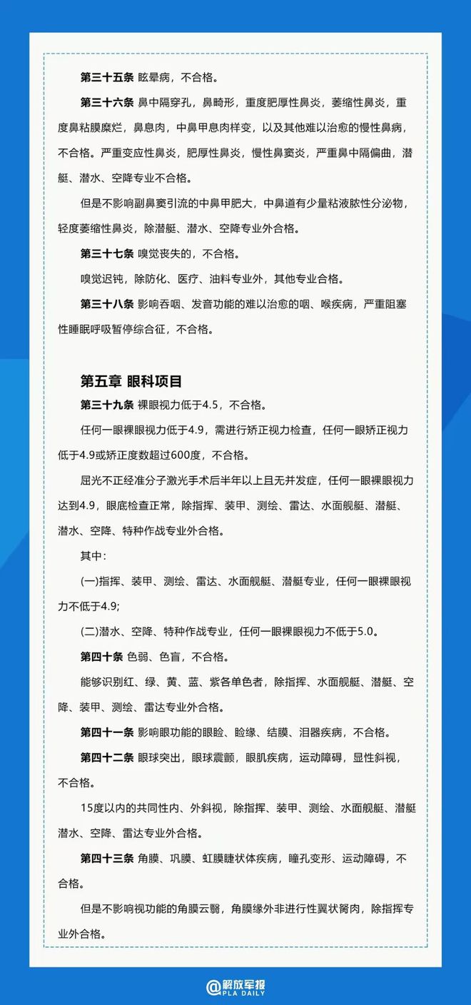 軍事院校招生體檢標(biāo)準(zhǔn)詳解，軍事院校招生體檢標(biāo)準(zhǔn)全面解析
