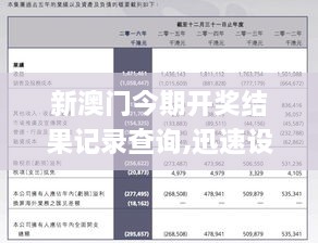 新澳門歷史記錄查詢大全，澳門歷史記錄查詢大全，探索過去，展望未來