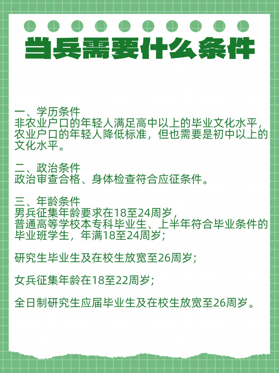當兵的要求和條件學歷詳解，當兵要求和條件詳解，學歷篇